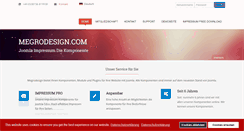 Desktop Screenshot of megrodesign.com